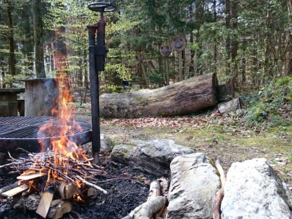 Feuerstelle Aetigkofen Waldhaus